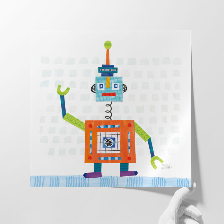 Robot Party III - Canvas Print Wall Art