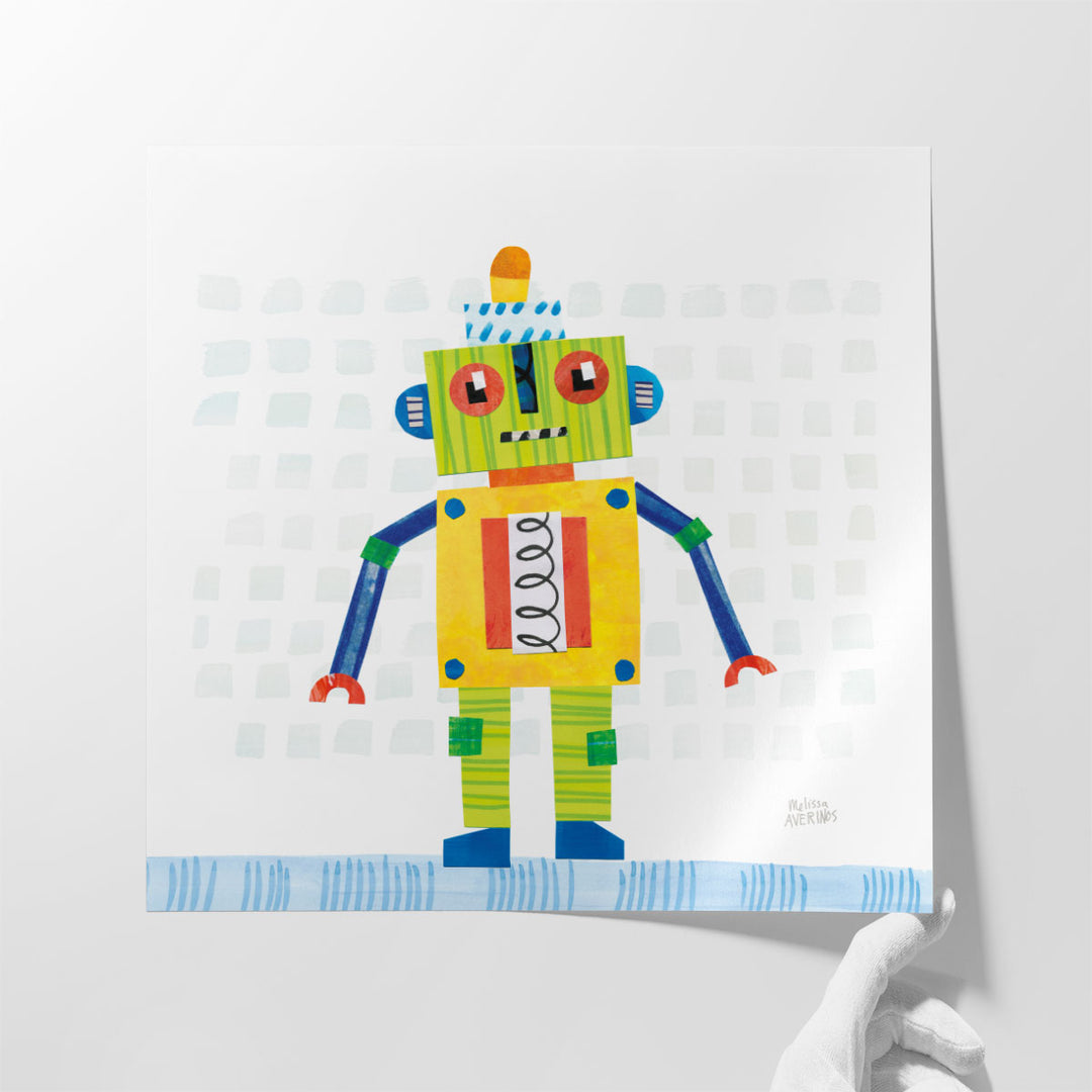 Robot Party IV - Canvas Print Wall Art