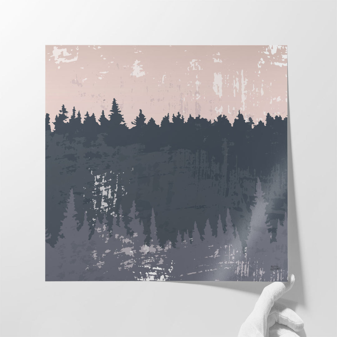 Evening Forest II - Canvas Print Wall Art