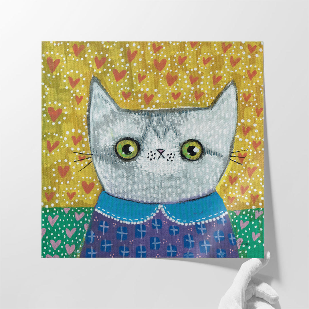 Kooky Cat II - Canvas Print Wall Art