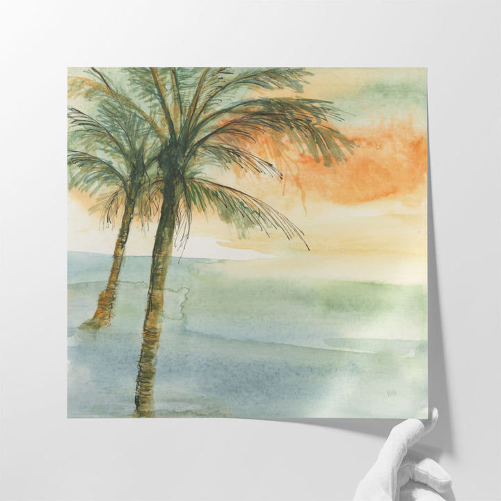 Island Sunset I - Canvas Print Wall Art