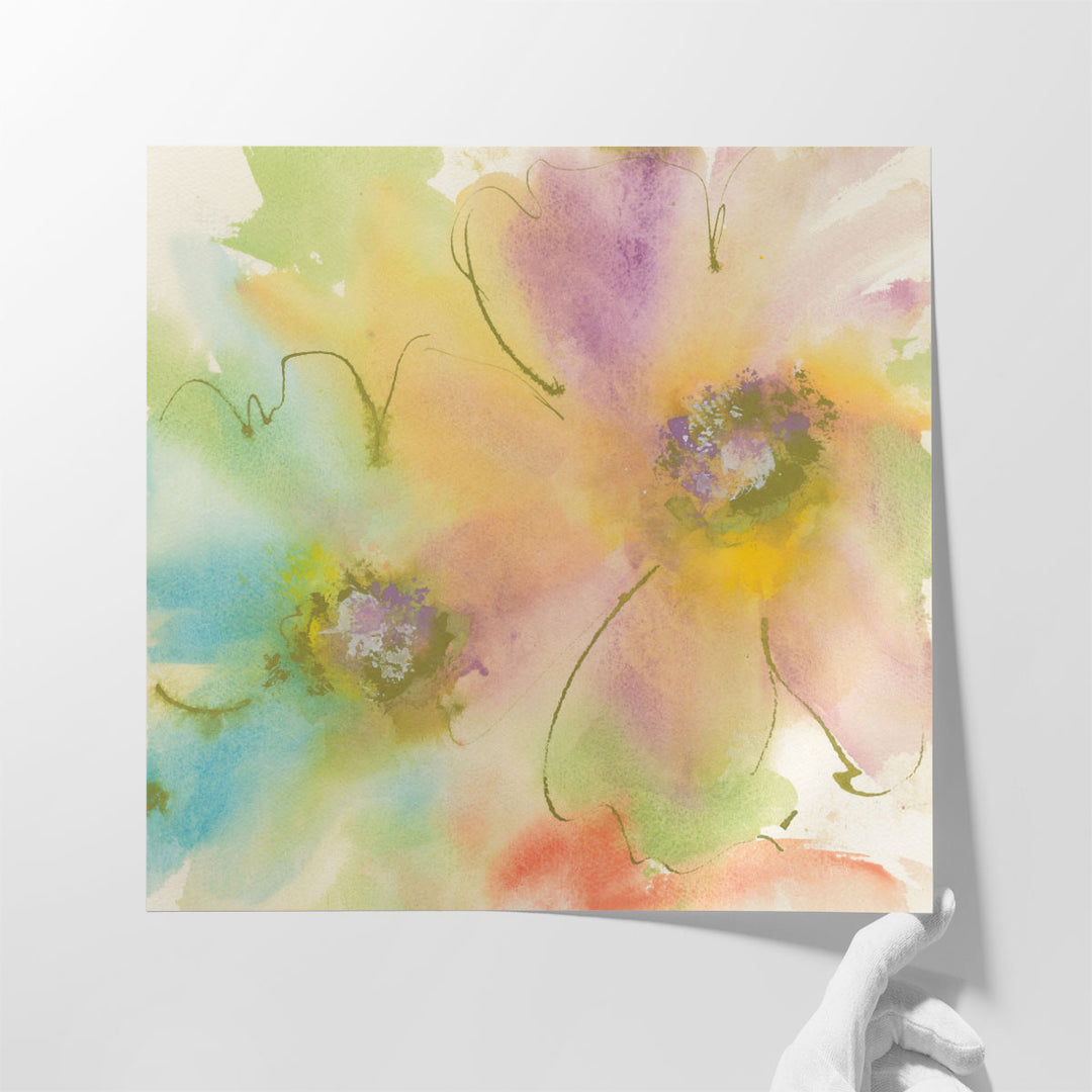 Rainbow Cosmos II - Canvas Print Wall Art