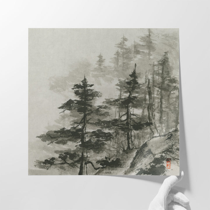 Sumi Treetops - Canvas Print Wall Art