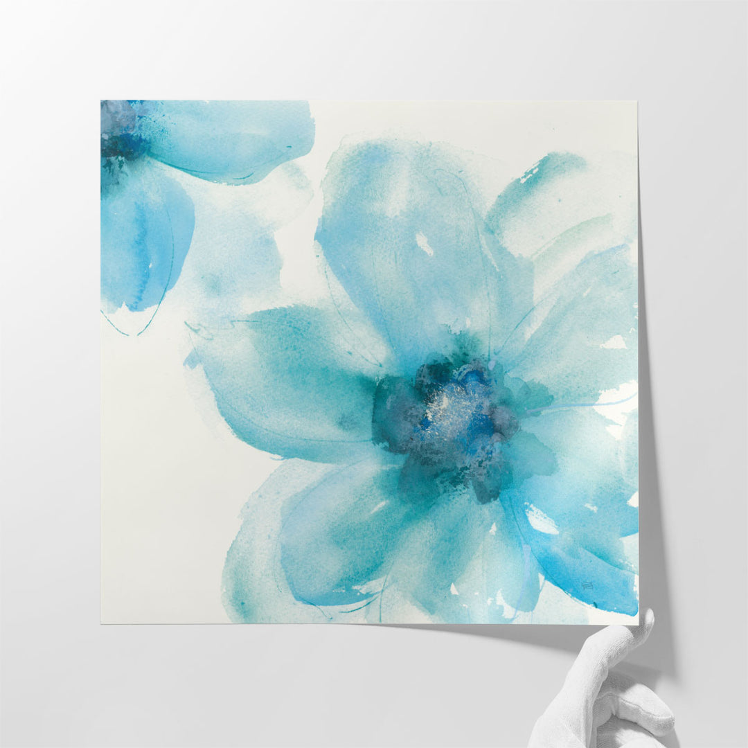 Teal Cosmos I - Canvas Print Wall Art