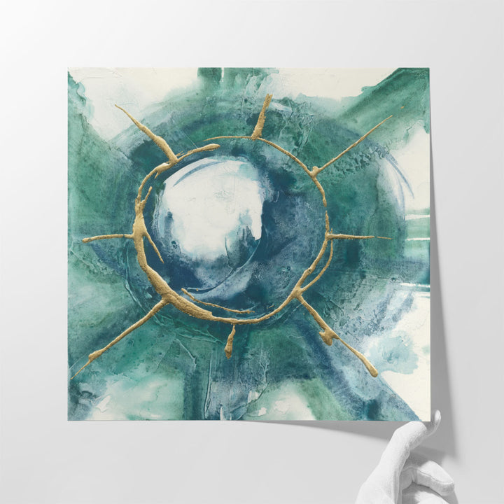 Dharma Wheel II - Canvas Print Wall Art