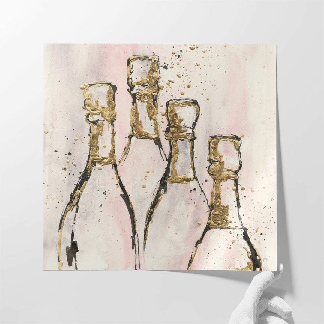 Champagne is Grand II - Canvas Print Wall Art