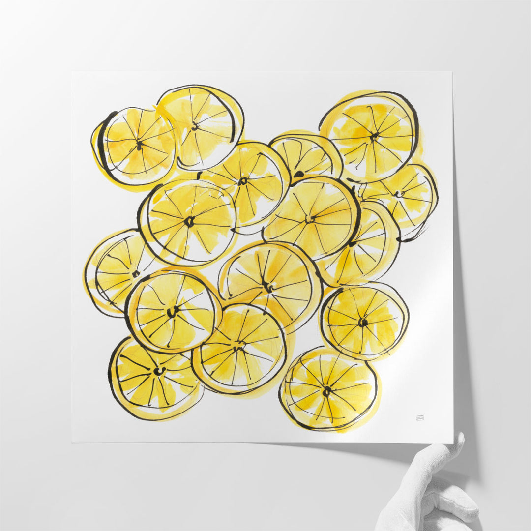 Cut Lemons III - Canvas Print Wall Art