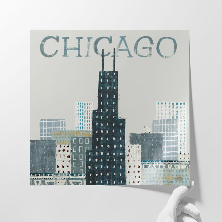 Chicago Landmarks I - Canvas Print Wall Art