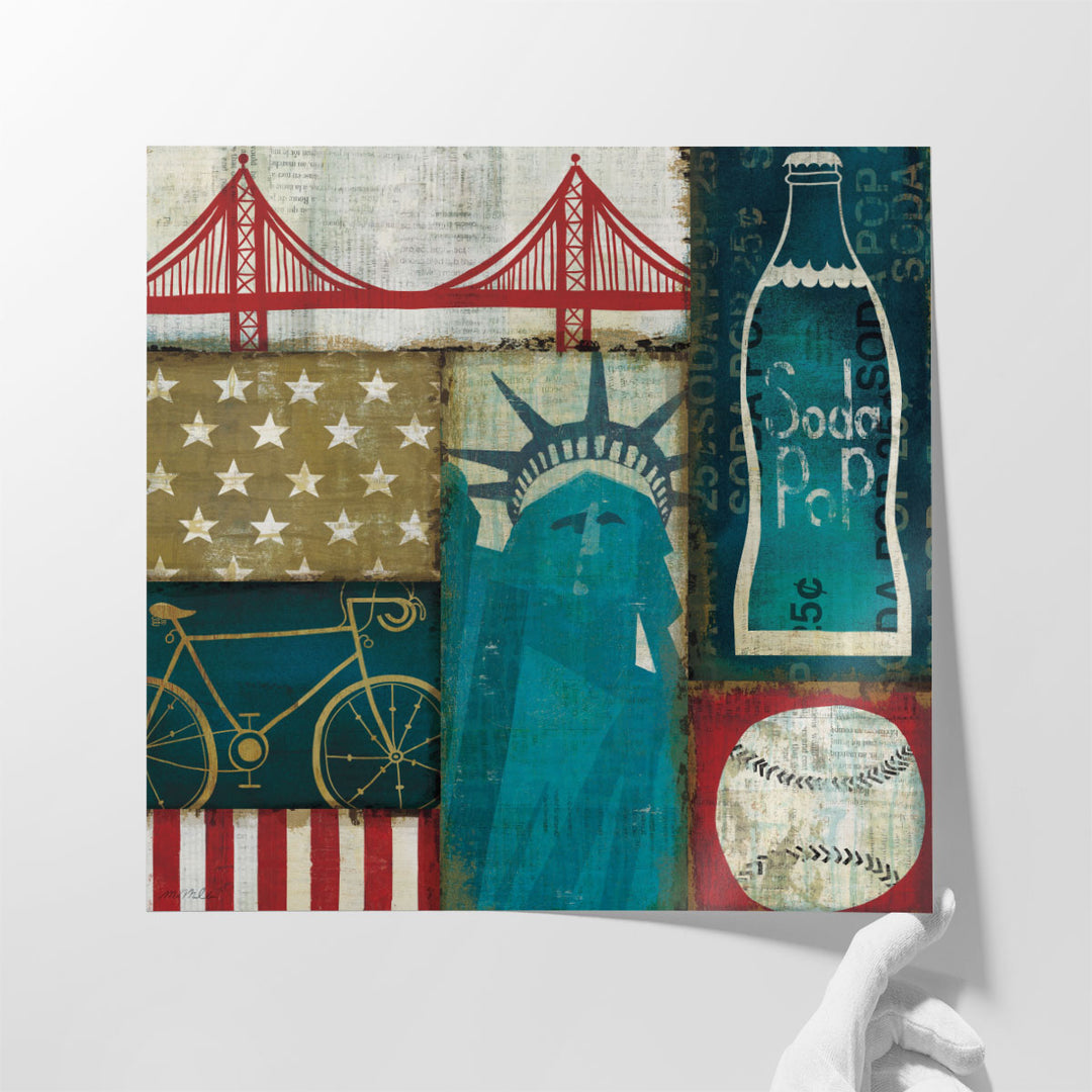 American Pop I - Canvas Print Wall Art