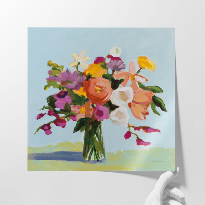 August Blooms - Canvas Print Wall Art