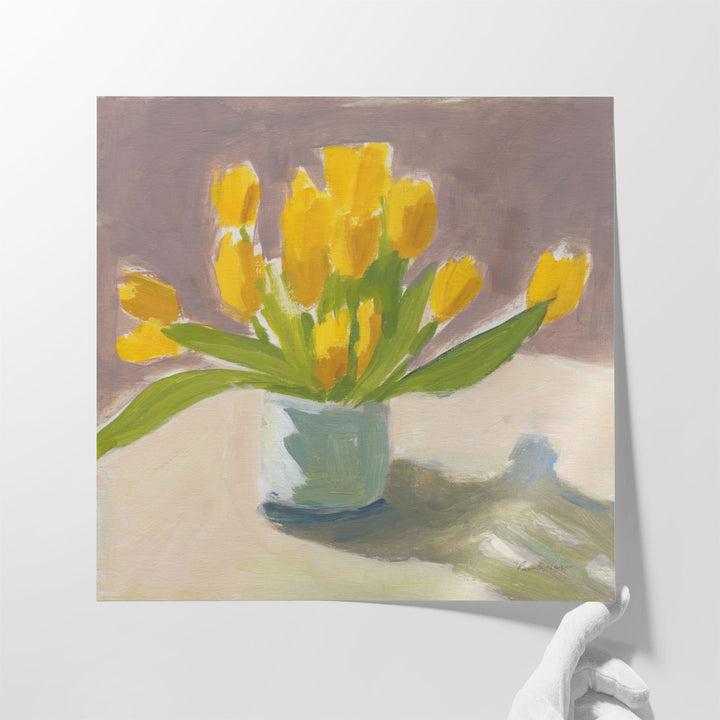 Sunny Tulips - Canvas Print Wall Art