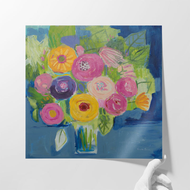 Happy Bouquet - Canvas Print Wall Art