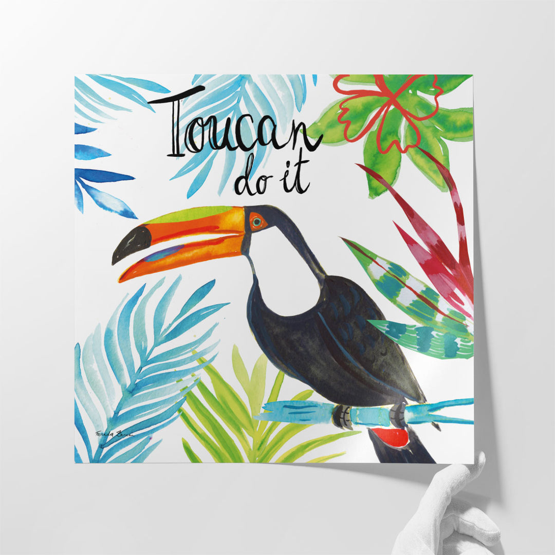 Tropicana II Toucan - Canvas Print Wall Art