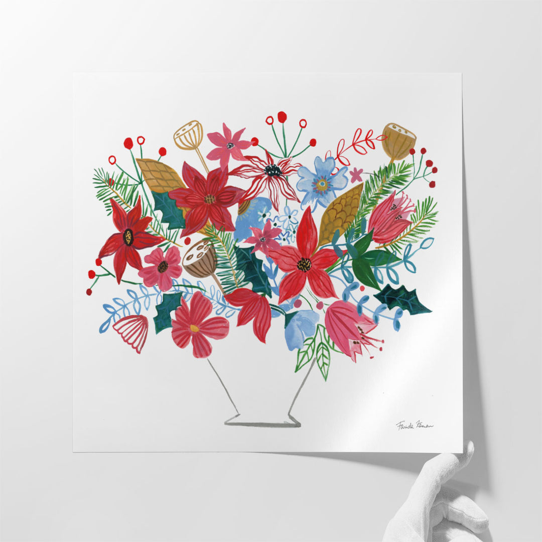 Holiday Bouquet I - Canvas Print Wall Art