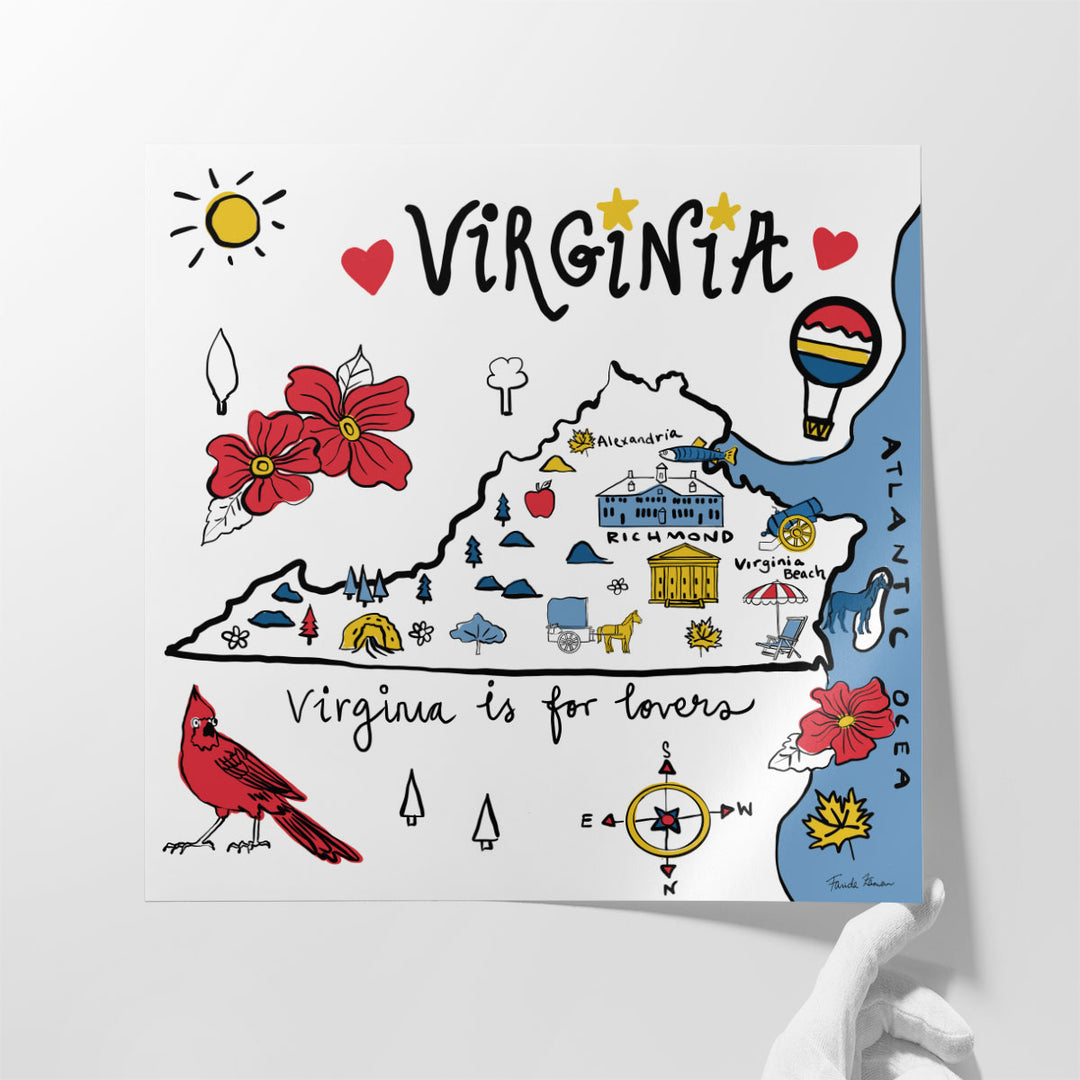 Virginia - Canvas Print Wall Art