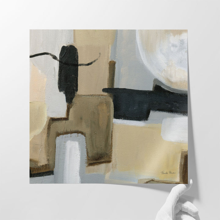 Earthy Abstract - Canvas Print Wall Art