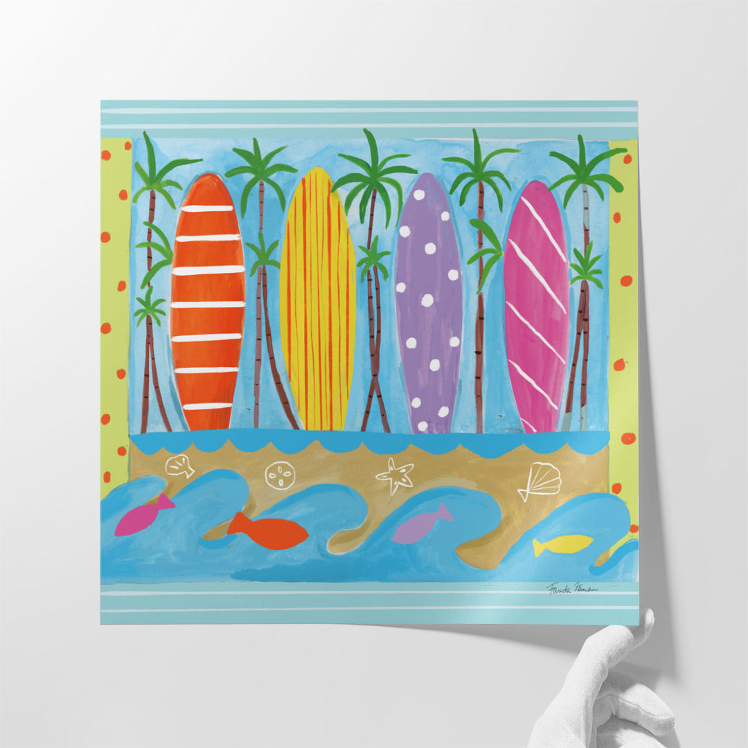 Beach Living V - Canvas Print Wall Art