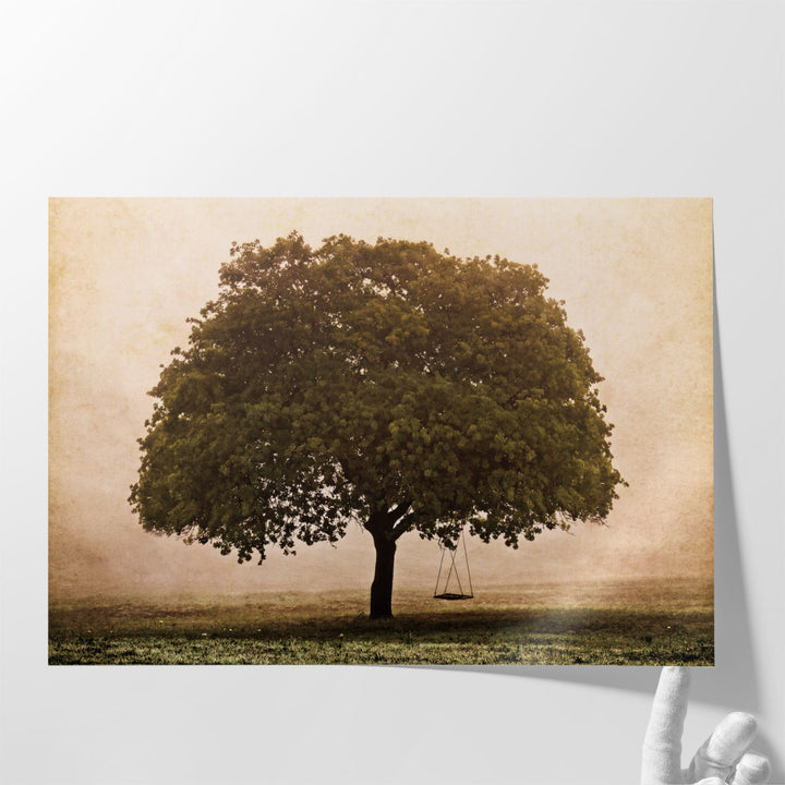 The Hopeful Oak - Canvas Print Wall Art