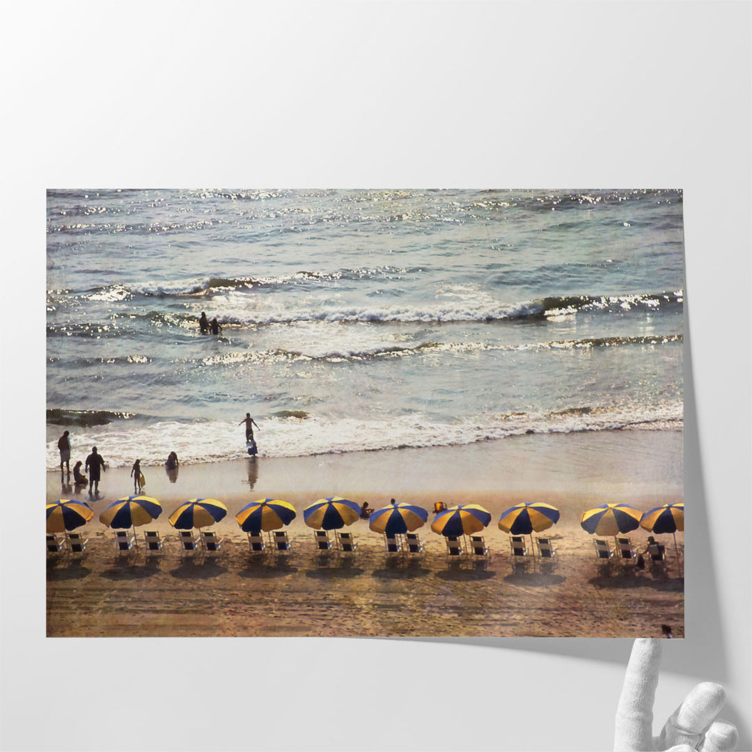 A Day at the Beach - Canvas Print Wall Art