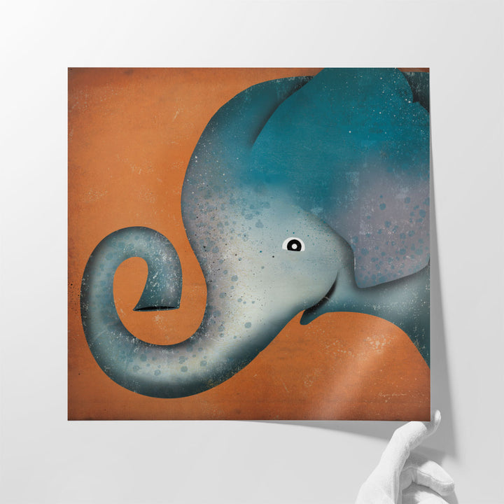 Elephant Wow - Canvas Print Wall Art