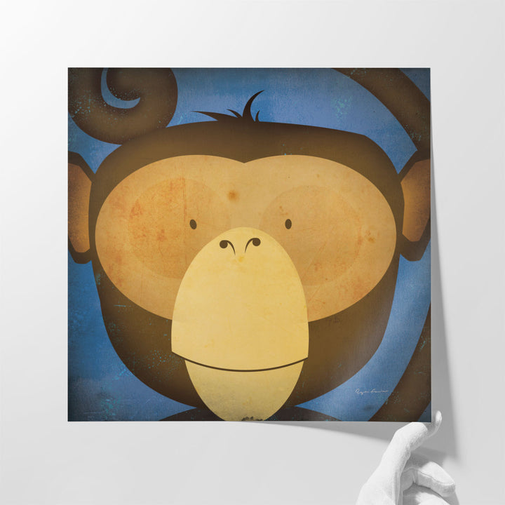 Monkey Wow - Canvas Print Wall Art