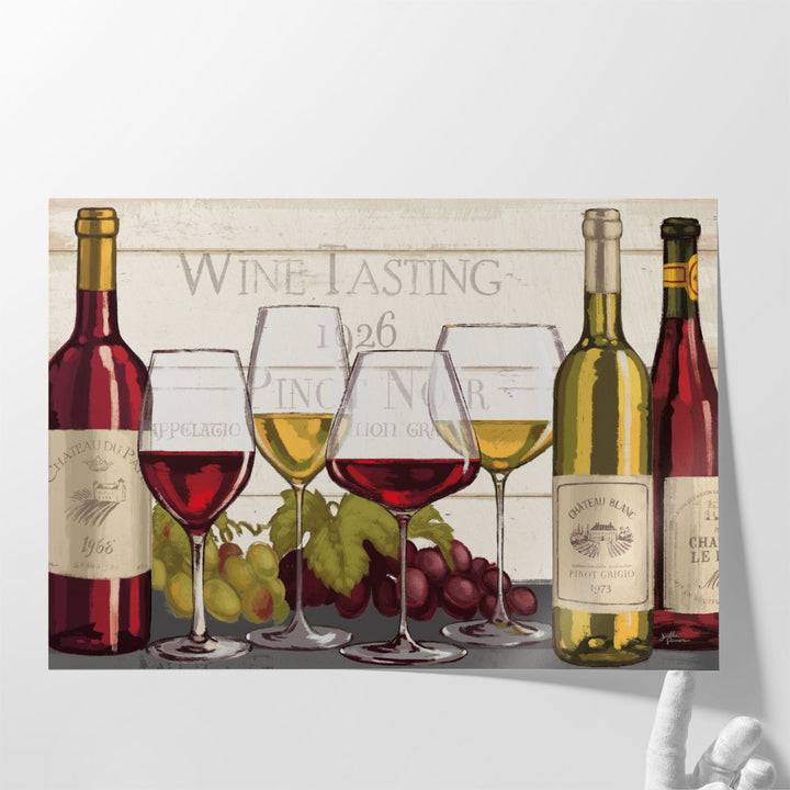 Wine Tasting I - Canvas Print Wall Art