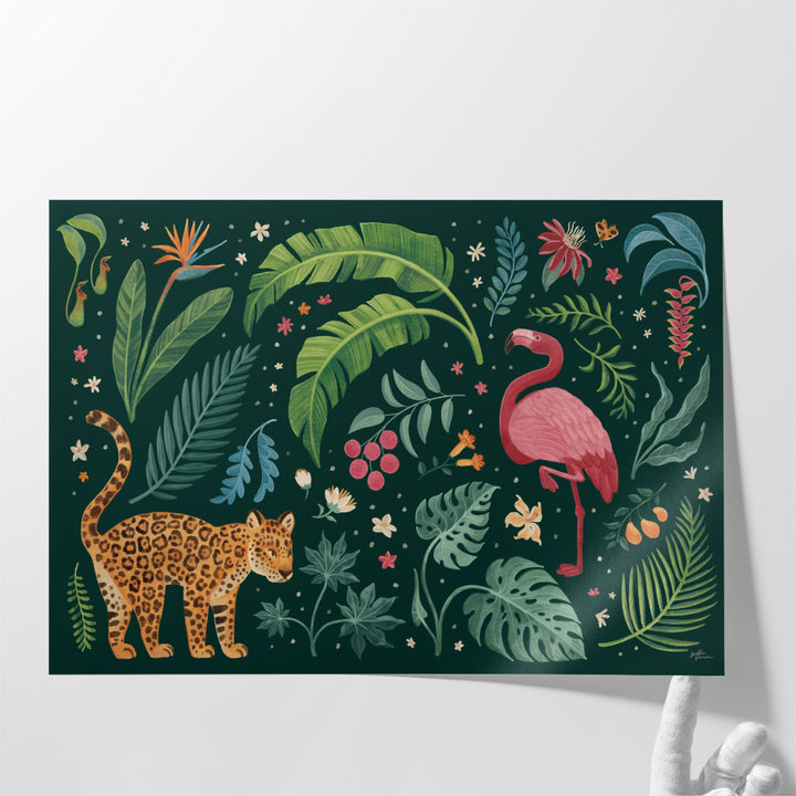 Jungle Love II - Canvas Wall Art 