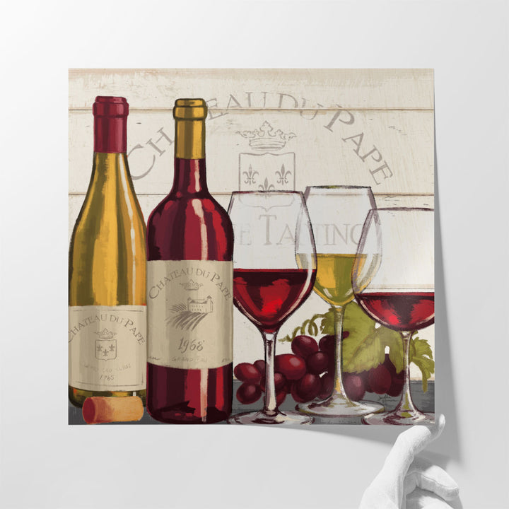 Wine Tasting II- Canvas Print Wall Art 