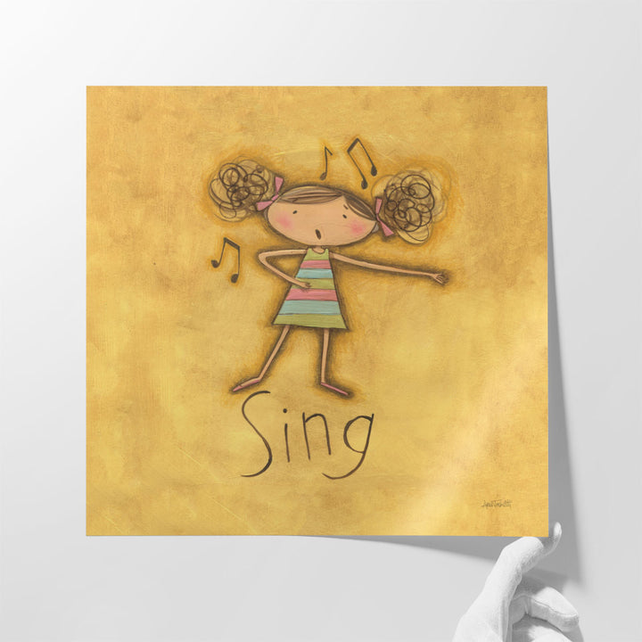 Sing - Canvas Print Wall Art