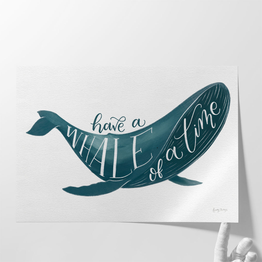 Whale of a Time - Canvas Print Wall Art