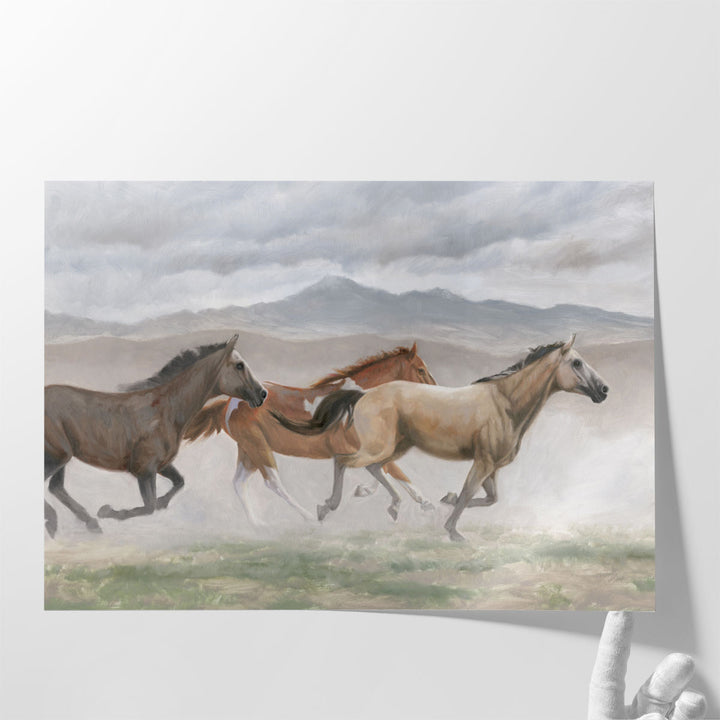 Wild Horses - Canvas Print Wall Art