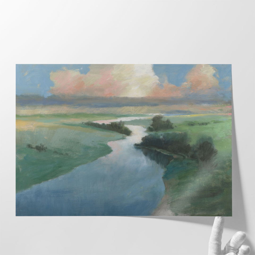 January Landscape - Canvas Print Wall Art