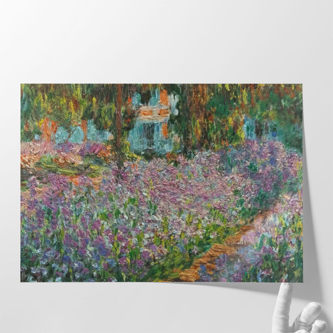 The Artist's Garden at Giverny, 1900 - Canvas Print Wall Art