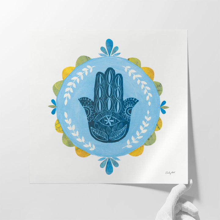 Hamsa Mandala I - Canvas Print Wall Art