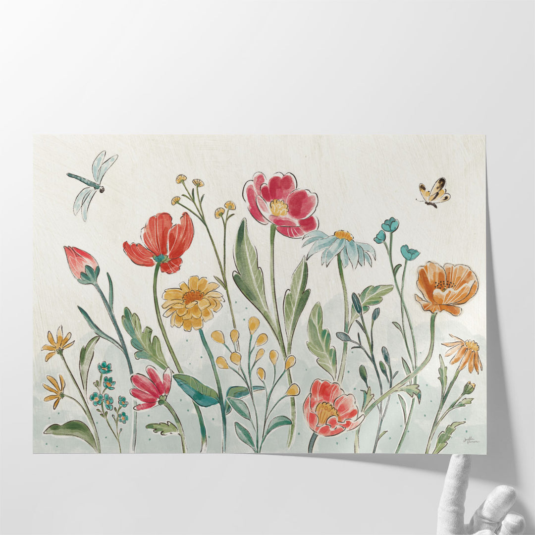 Boho Field I - Canvas Print Wall Art