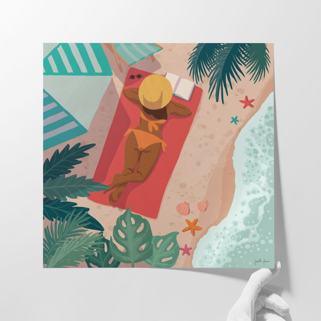 Beach Babes I - Canvas Print Wall Art