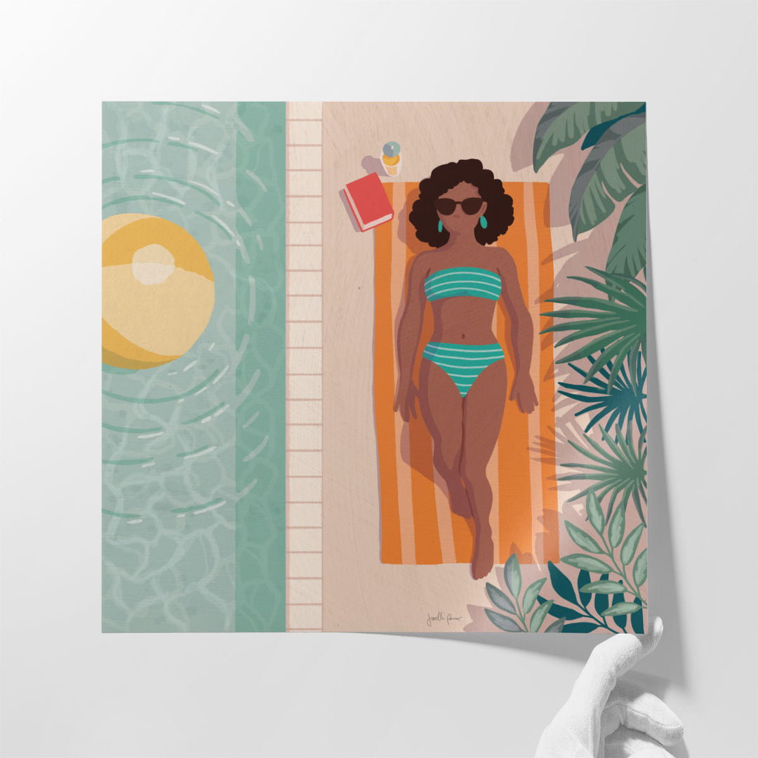 Beach Babes III - Canvas Print Wall Art