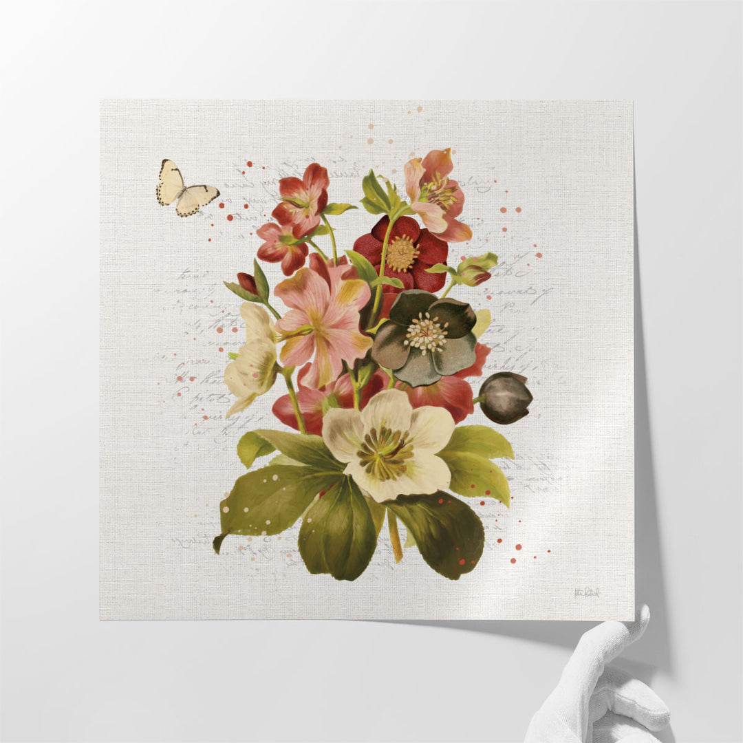 Vintage Petals VI - Canvas Print Wall Art