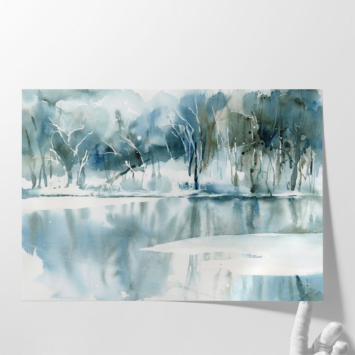 Blue Reflections - Canvas Print Wall Art