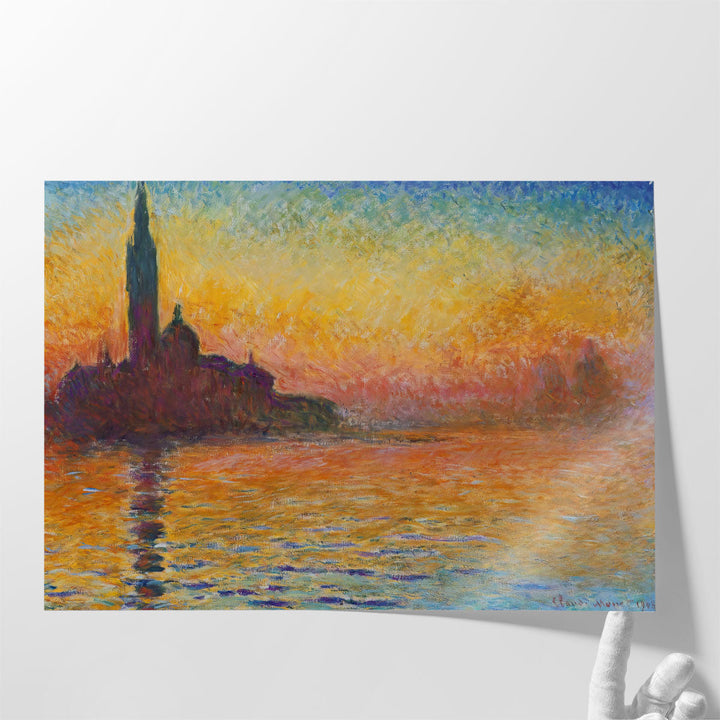 San Giorgio Maggiore At Dusk, 1908 - Canvas Print Wall Art