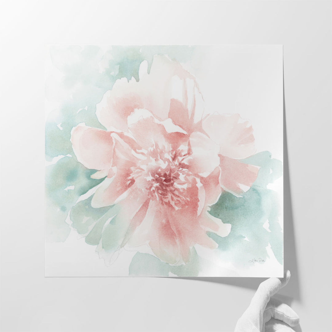 Poetic Blooming II Pink - Canvas Print Wall Art