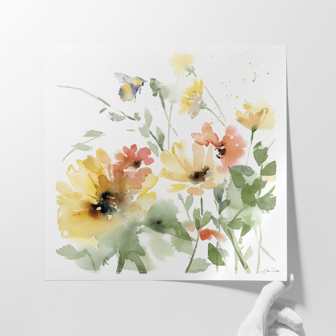 Sunflower Meadow I - Canvas Print Wall Art