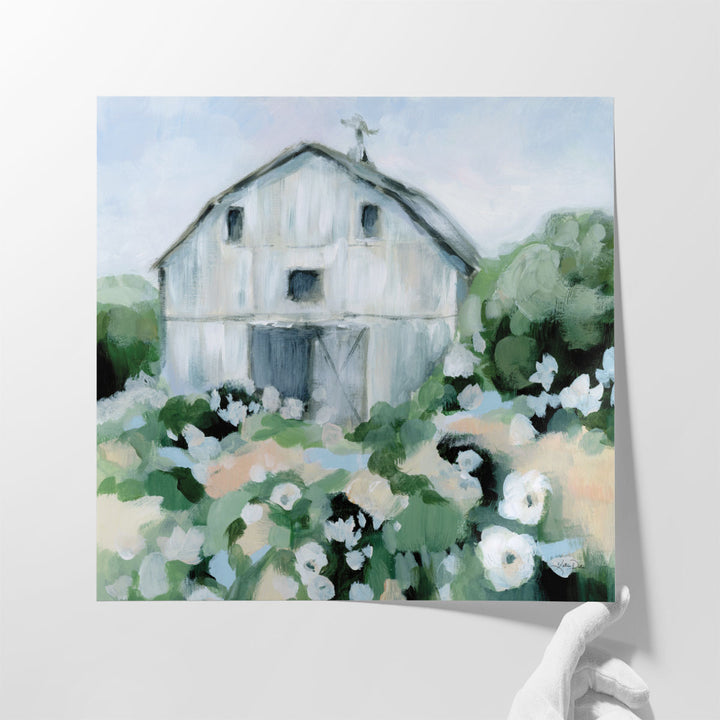 Summer Barn - Canvas Print Wall Art