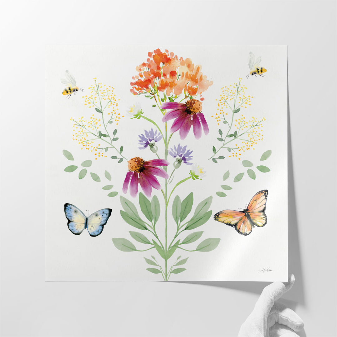 Wild for Wildflowers VIII - Canvas Print Wall Art