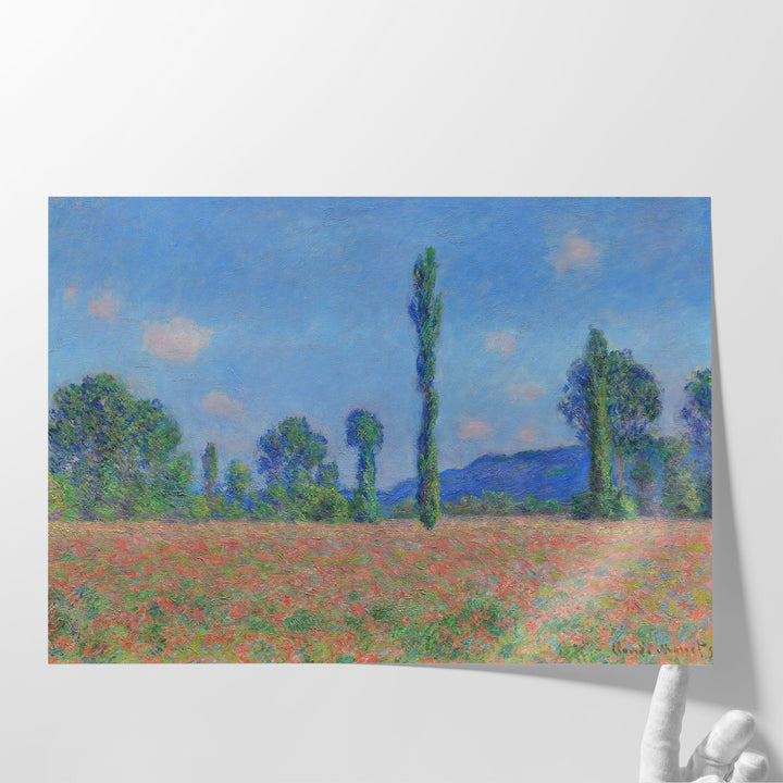 Poppy Field, Giverny, 1890–1891 - Canvas Print Wall Art