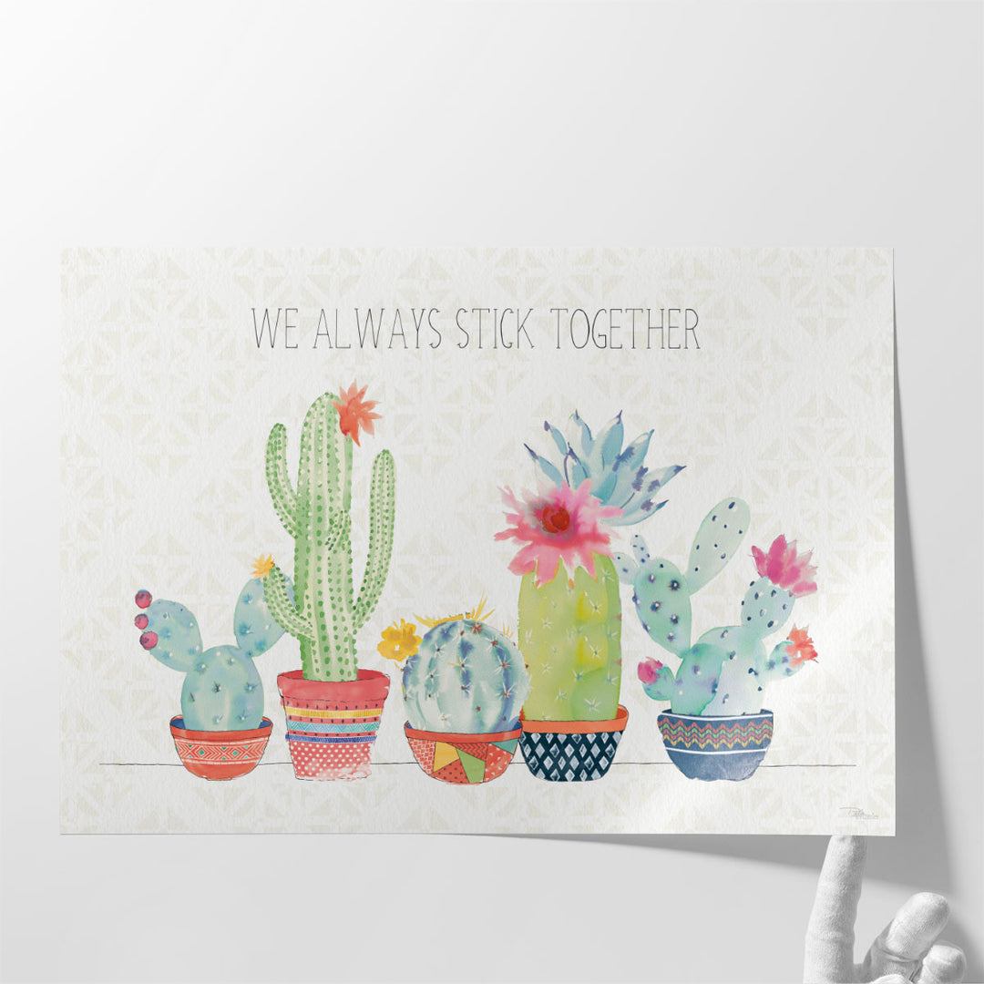 Sweet Succulents I - Canvas Print Wall Art