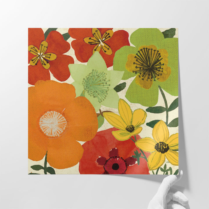 Garden Brights I - Canvas Print Wall Art