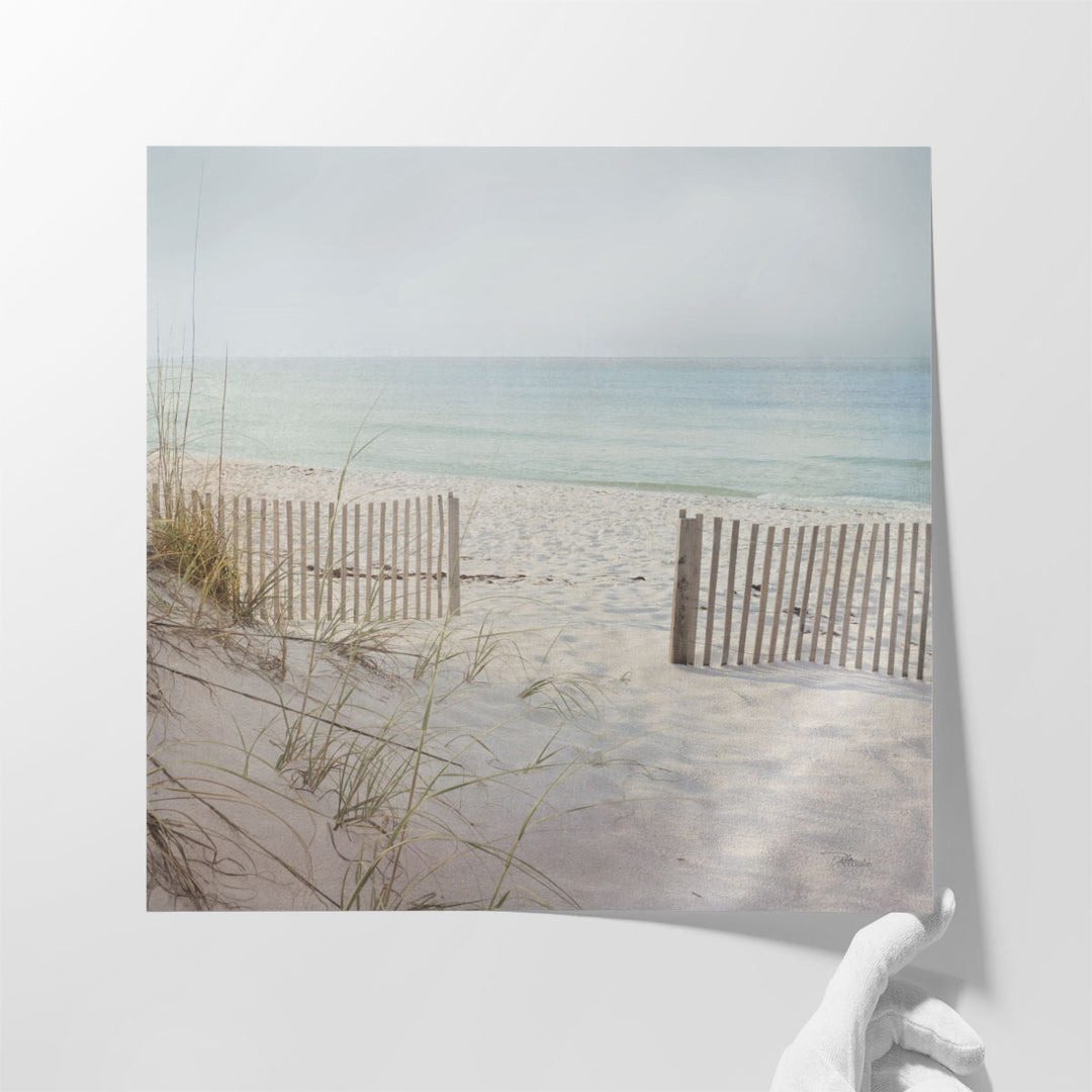 Beach Fence - Canvas Print Wall Art