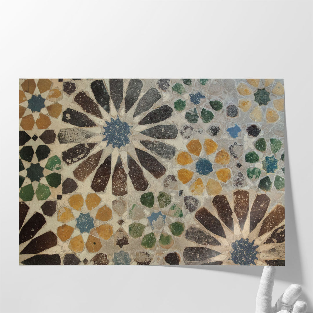 Alhambra Tile I - Canvas Print Wall Art