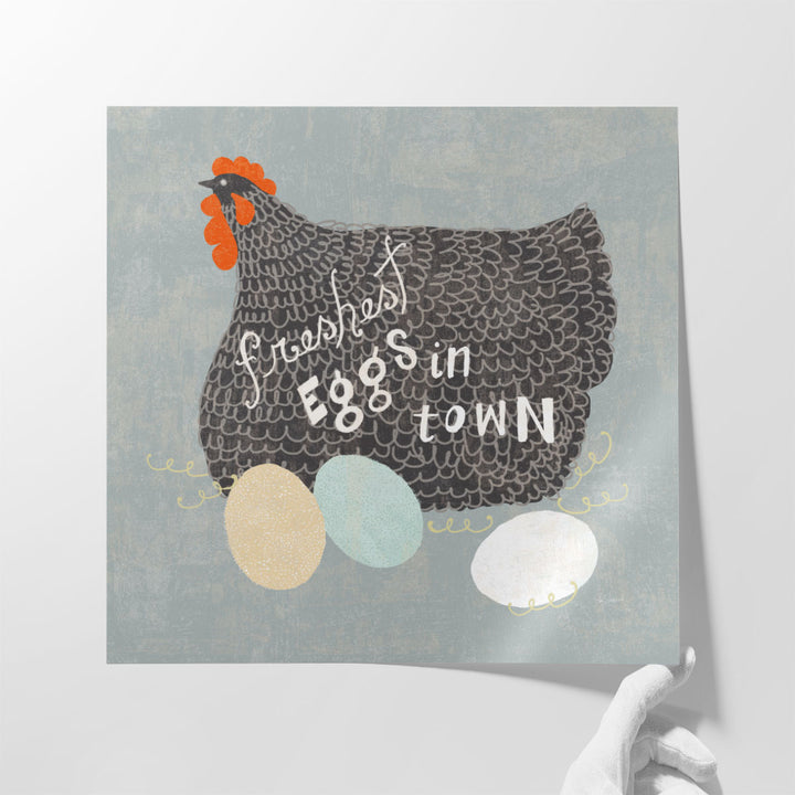 Fresh Eggs II - Canvas Print Wall Art